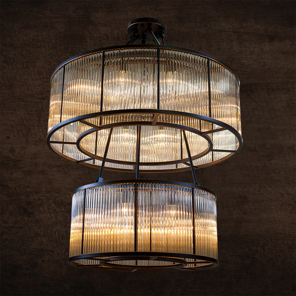 Valen Oversized Glass Chandelier - Image 3