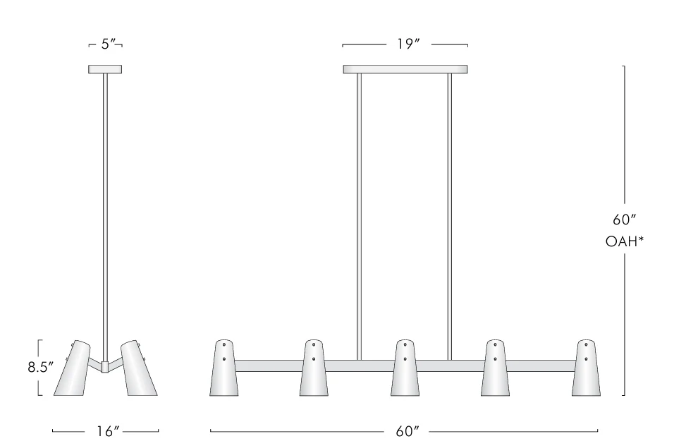 Valege Linear Chandelier - Image 4