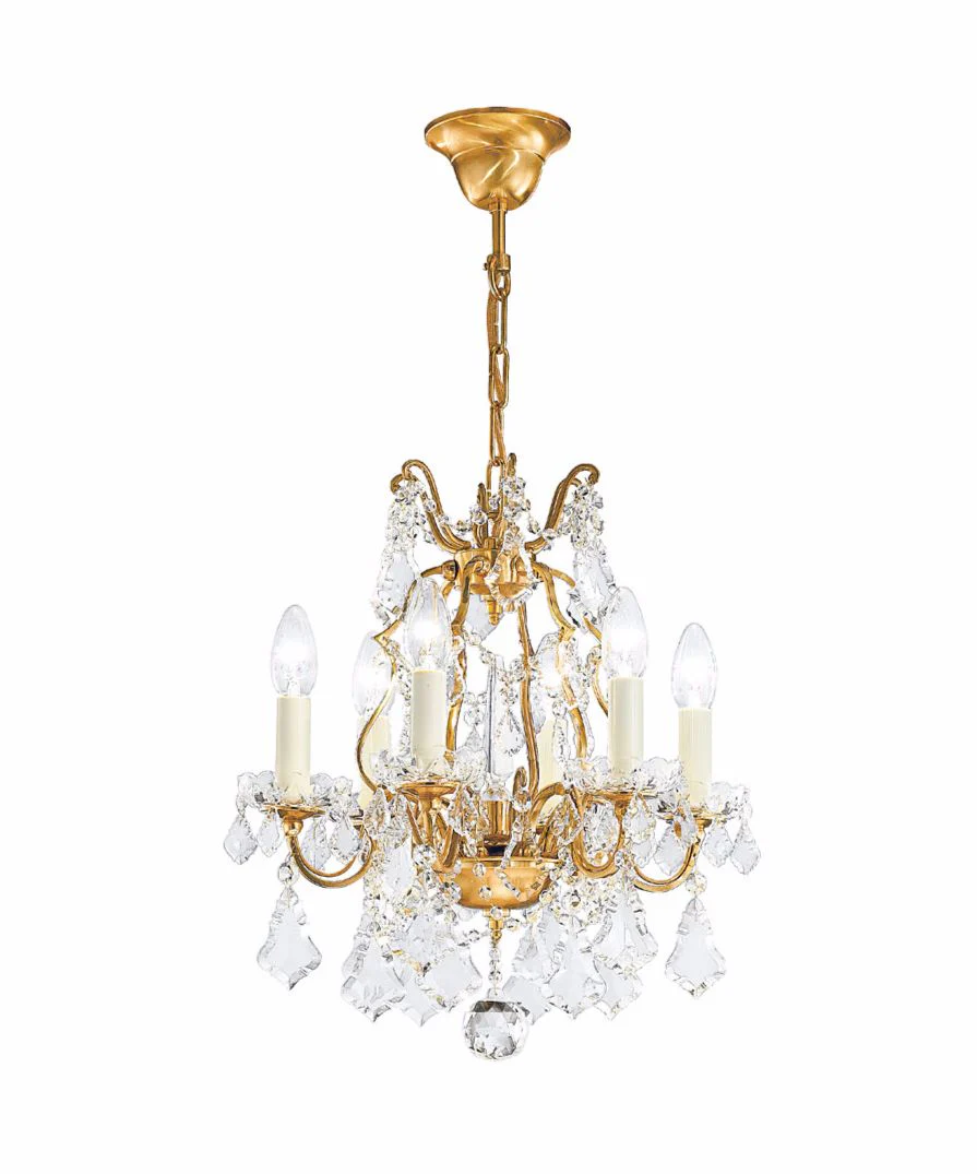 Victorian Cottage Crystal Chandelier