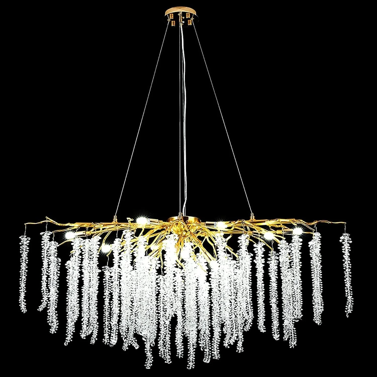 Vinery Tree Branch Crystal Chandelier L45" - Image 5