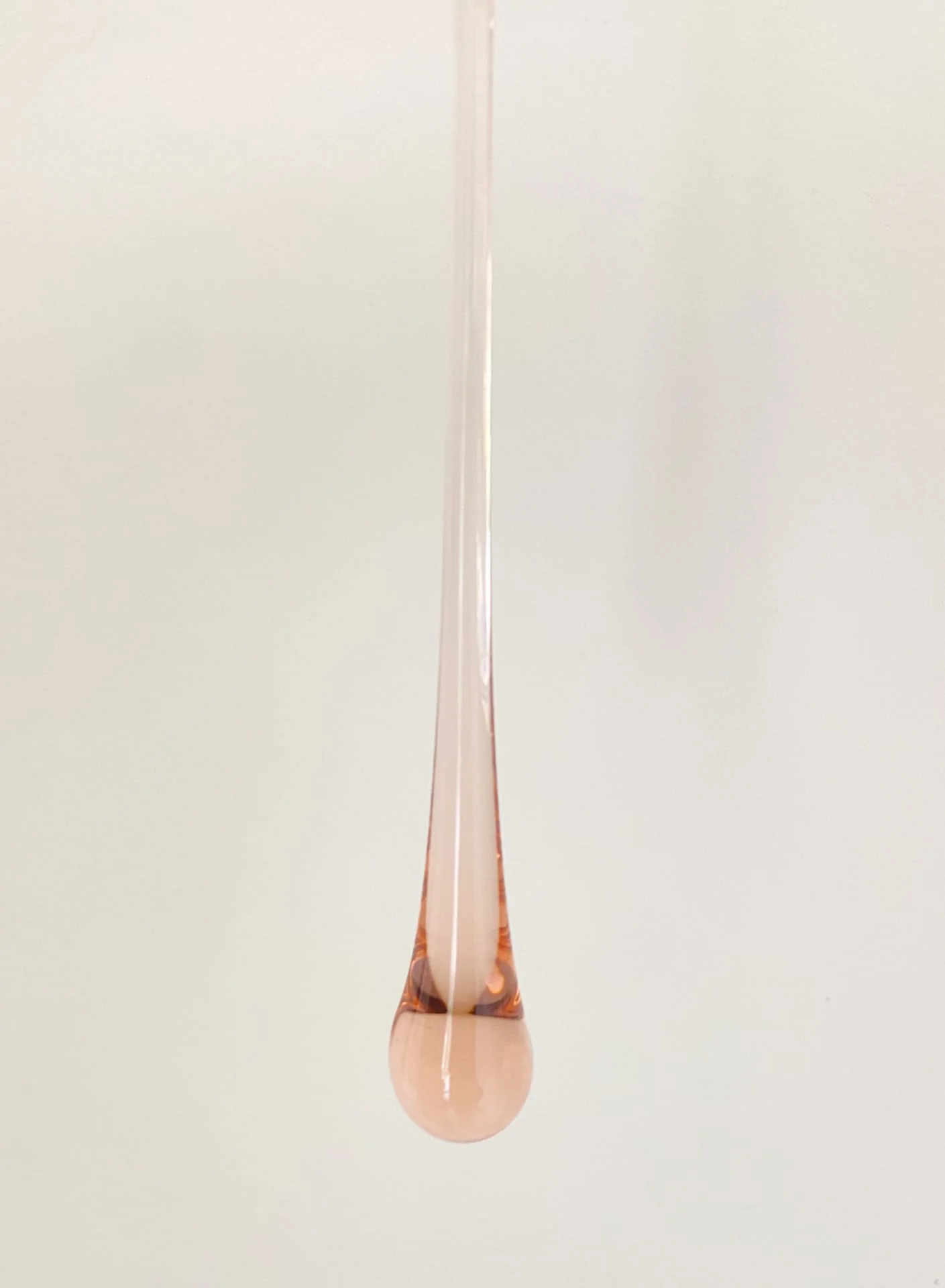 Vintage – Murano Teardrops Chandelier – 70s – Pink prisms - Image 10