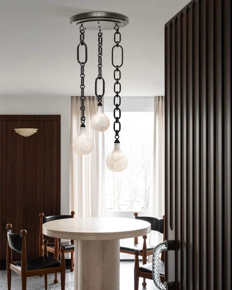Vintage style Cluster White Mini Insignia Globe Pendant Light 6" for kitchen Island - Image 8