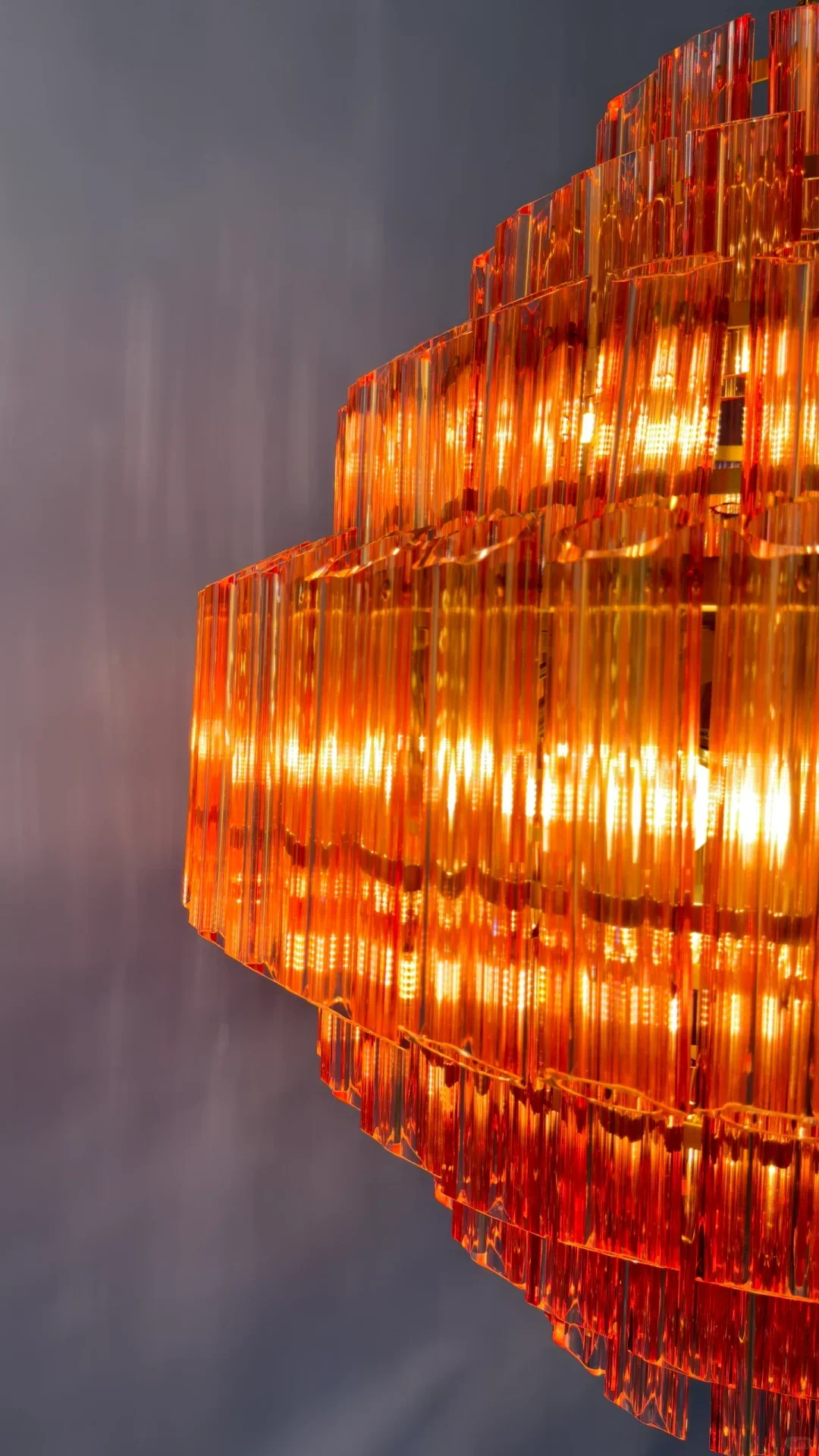 Vittoria S Modern Glass Chandelier - [Gold] - Image 11