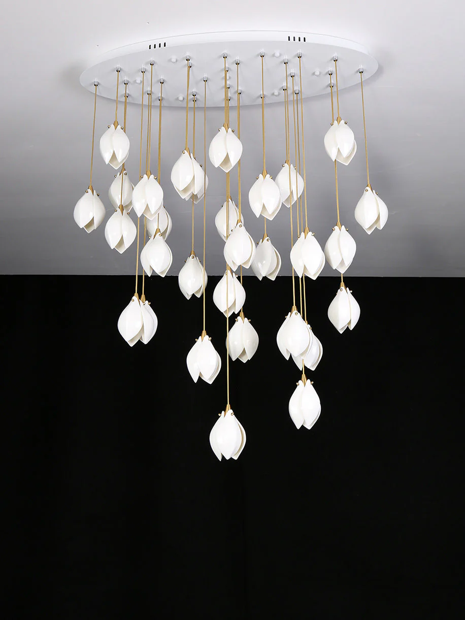 Bloom Porcelain Petals Pendant Light - Image 10