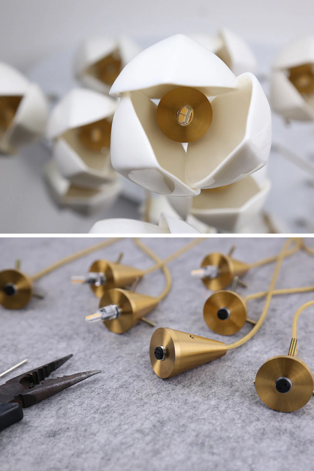 Bloom Porcelain Petals Pendant Light - Image 16