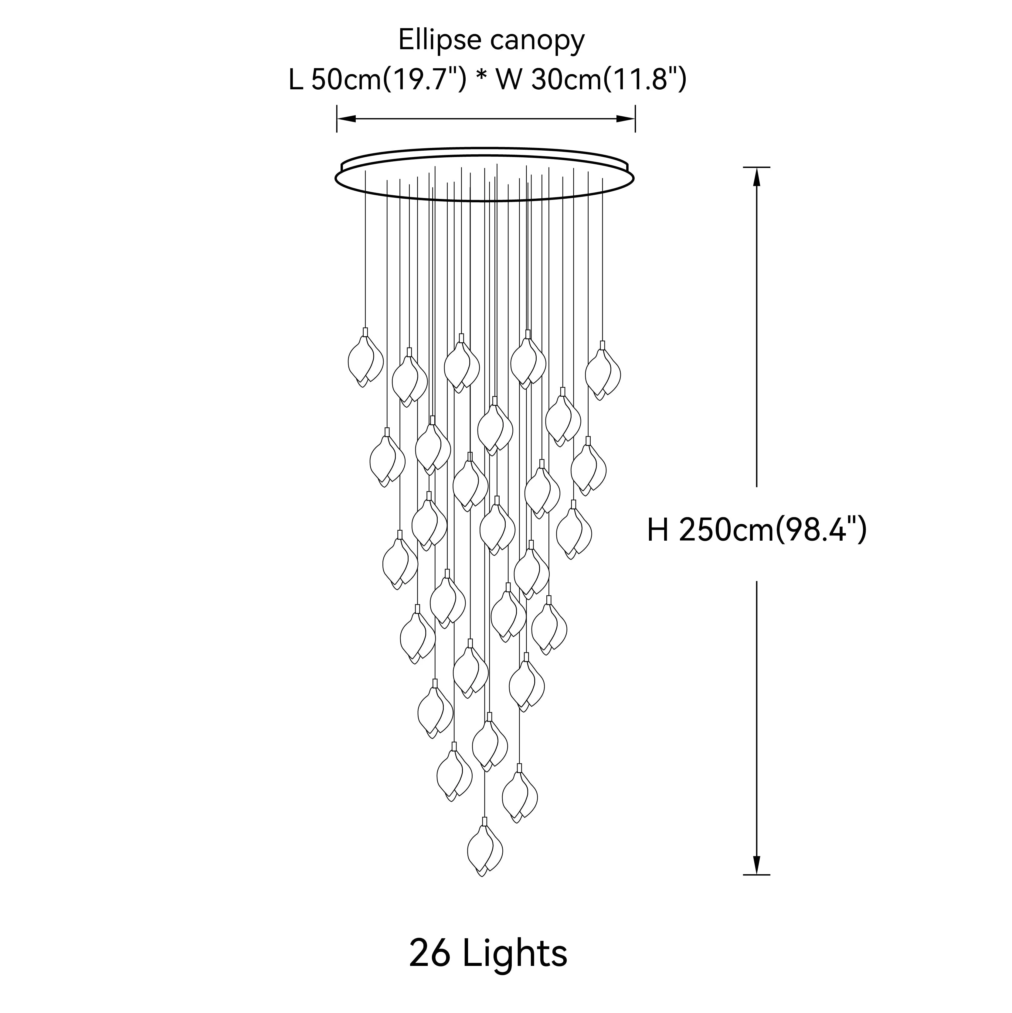 Bloom Porcelain Petals Pendant Light - Image 23