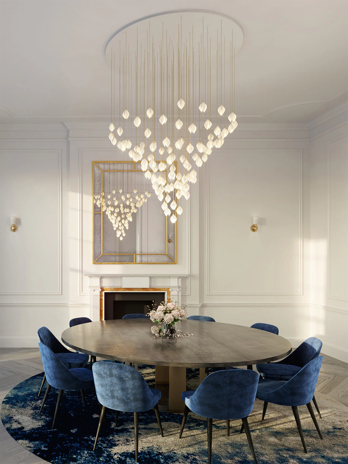 Bloom Porcelain Petals Pendant Light - Image 6