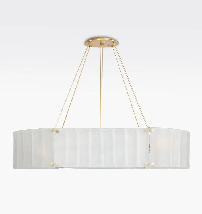 Willamette 48" Oval Round Crystal Chandelier - Image 4