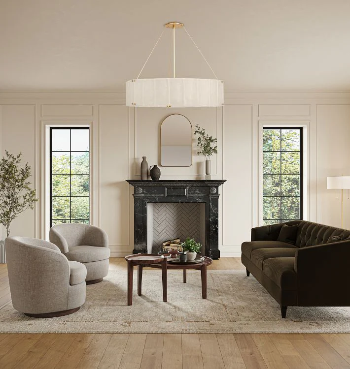 Willamette 48" Round Crystal Chandelier - Image 3