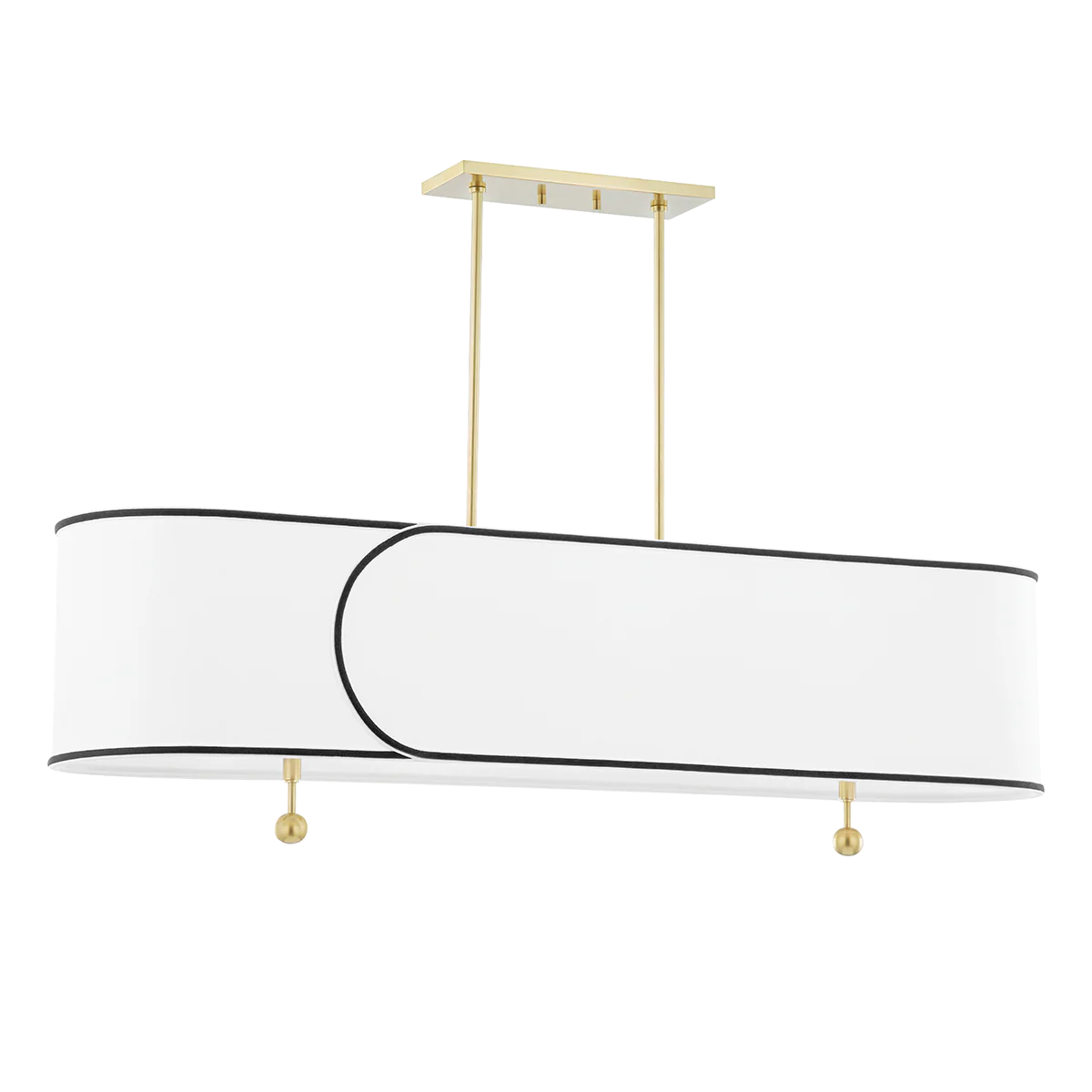 Zara Linear Modern Chandelier -H381905 - Mitzi